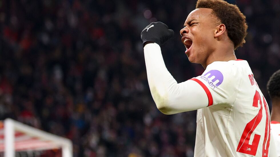  Assan Ouédraogo (RB Leipzig) jubelt nach dem Treffer zum 1:0 gegen Bremen. Nun fällt er verletzungsbedingt aus.