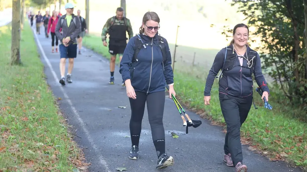 Rund 150 Teilnehmer gingen auf die 34 Kilometer lange Strecke. 
