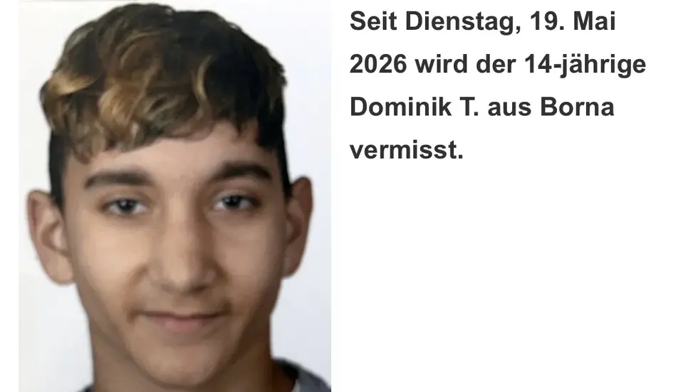 Mit diesem Bild sucht die Polizei nach dem verschwundenen Jugendlichen aus dem Bornaer Ortsteil Zedtlitz. Mit diesem Bild sucht die Polizei nach dem verschwundenen Jugendlichen aus dem Bornaer Ortsteil Zedtlitz.