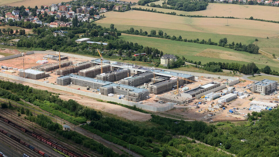 Der Neubau schreitet voran.