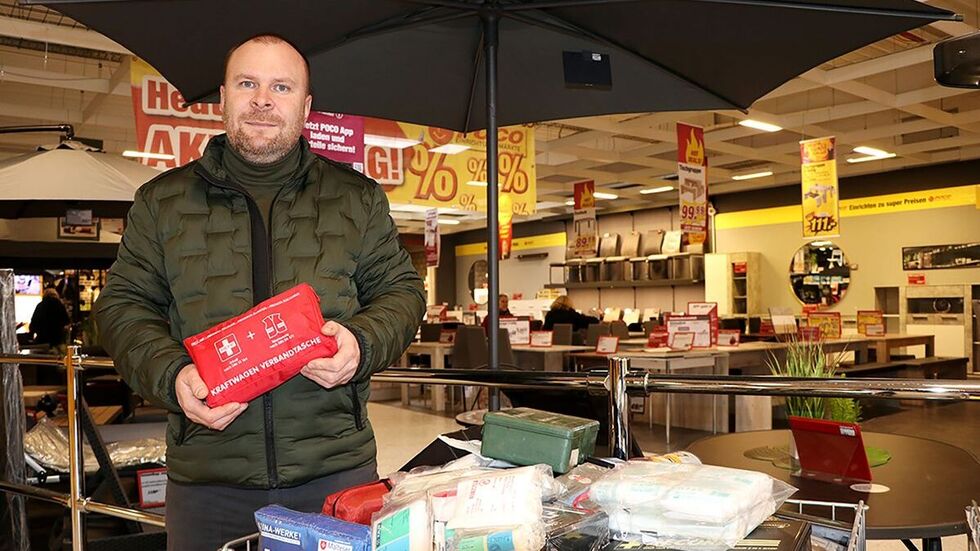 Vitali Berestyan organisiert die Hilfsaktion für die Ukraine.