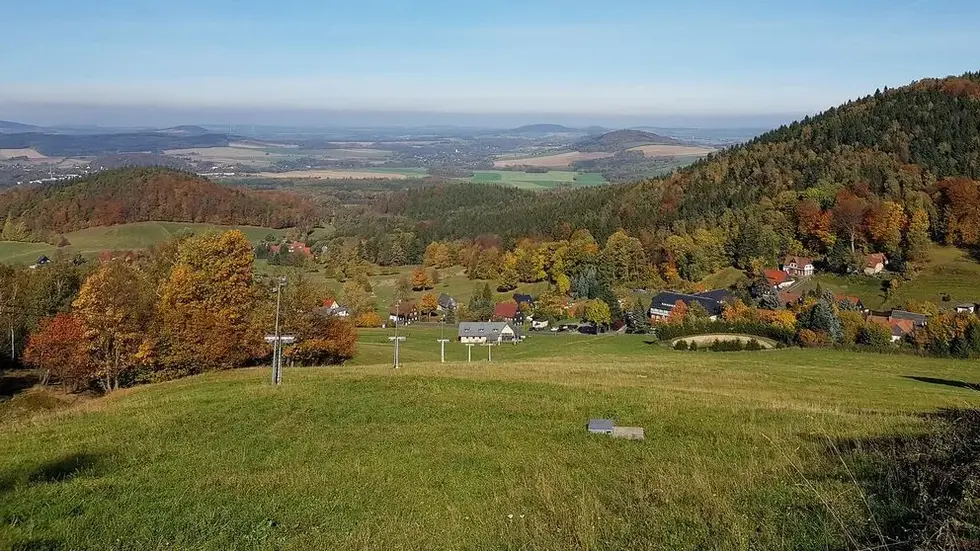 Blick auf einen Teil des Zittauer Gebirges Blick auf einen Teil des Zittauer Gebirges