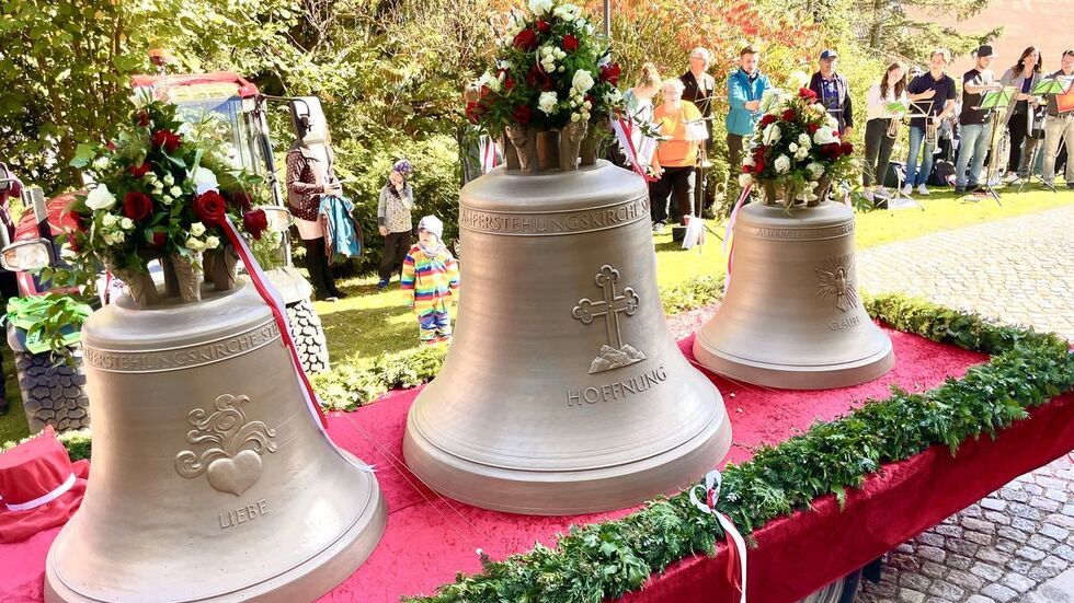 Glocken kurz vor der Weihe