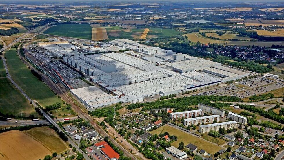 Das VW-Werk aus der Vogelperspektive