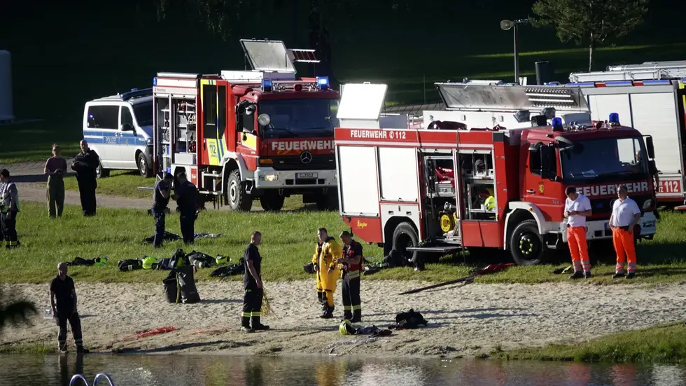 Polizei, Feuerwehr und DLRG waren im Einsatz Polizei, Feuerwehr und DLRG waren im Einsatz