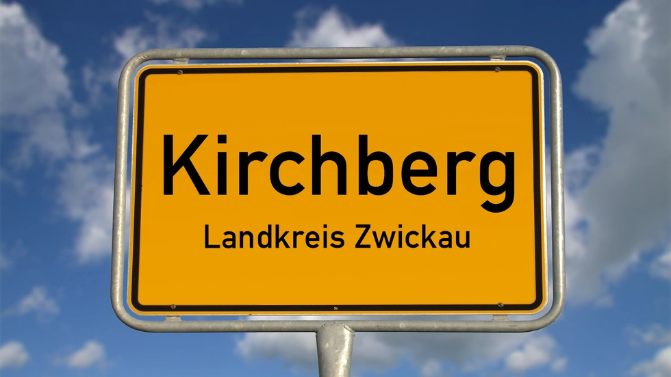 Das Ortseingangsschild von Kirchberg Das Ortseingangsschild von Kirchberg