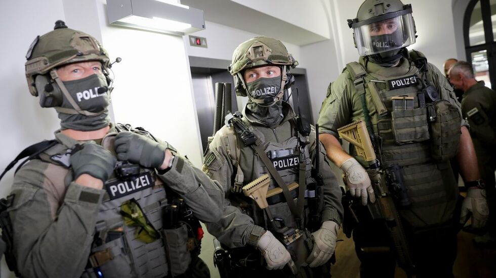 GSG9-Spezialeinsatzkräfte. Symbolbild