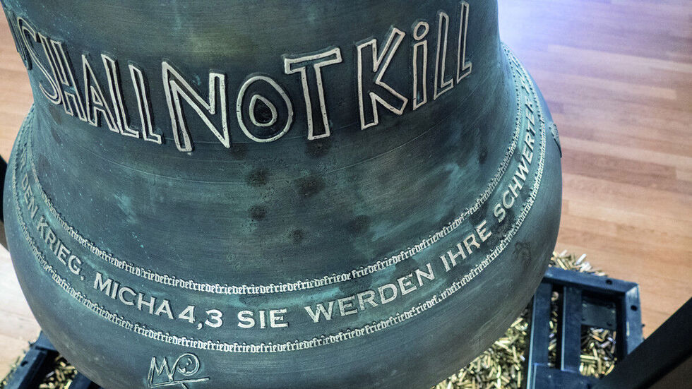 Die Glocke soll an Frieden und Zusammenhalt erinnern.