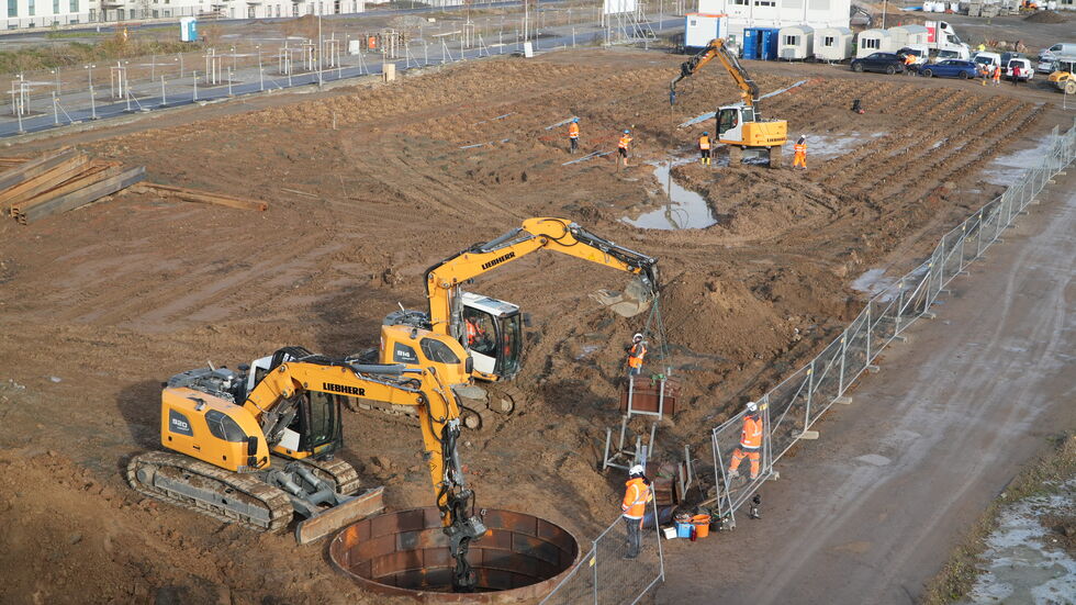 Hier wurden die zwei verdächtigen Gegenstände entdeckt.