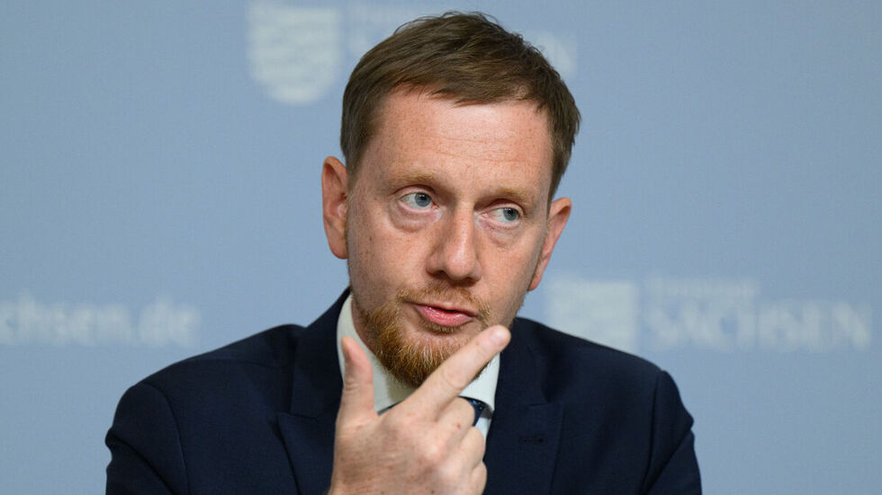 Ministerpräsident Michael Kretschmer wünscht sich ein Umdenken beim Thema "Energiewende".