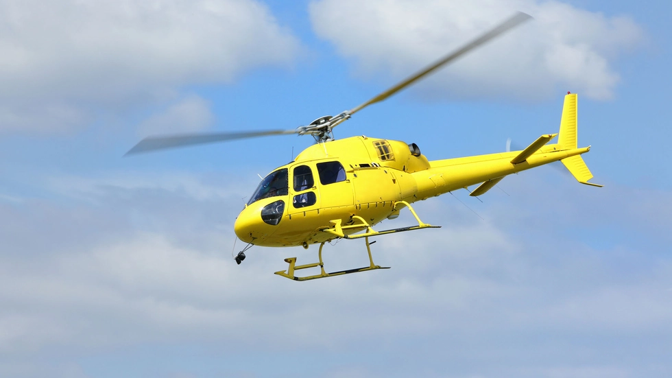 Der ADAC Rettungshubschrauber war im Einsatz.