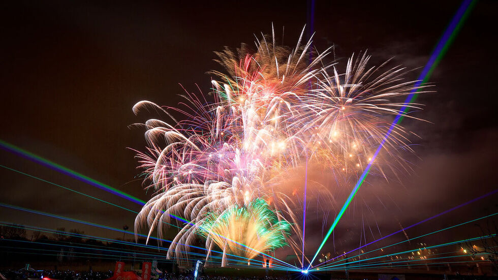 Zuletzt wurden die Pyrogames 2019 in Dresden gefeiert. (Archivbild)