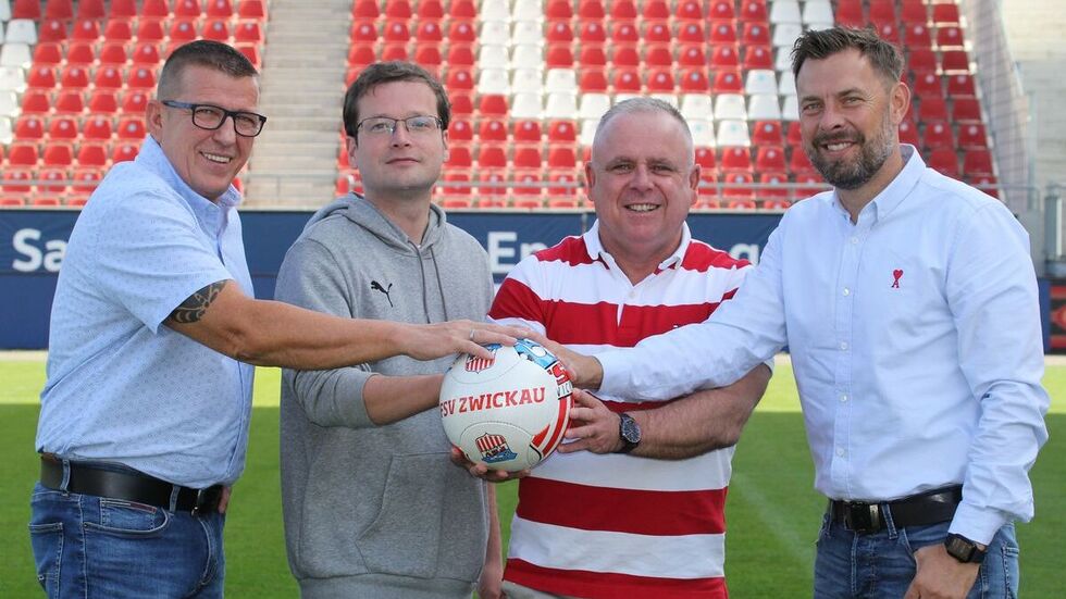 Lutz Teichmann, Mathias Arnold, Frank Fischer, Matthias Krauß (v.l.)