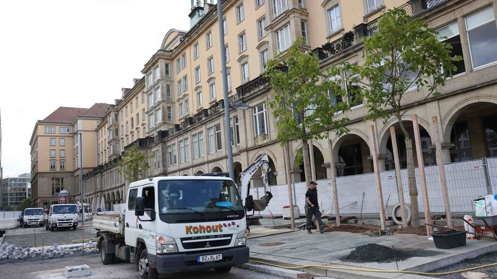 ... bevor es auf den Stammplatz geht.