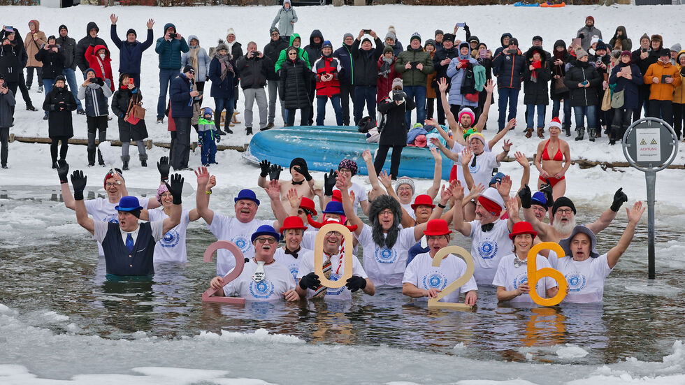 Da fängt man schon beim Zuschauen an zu bibbern ...