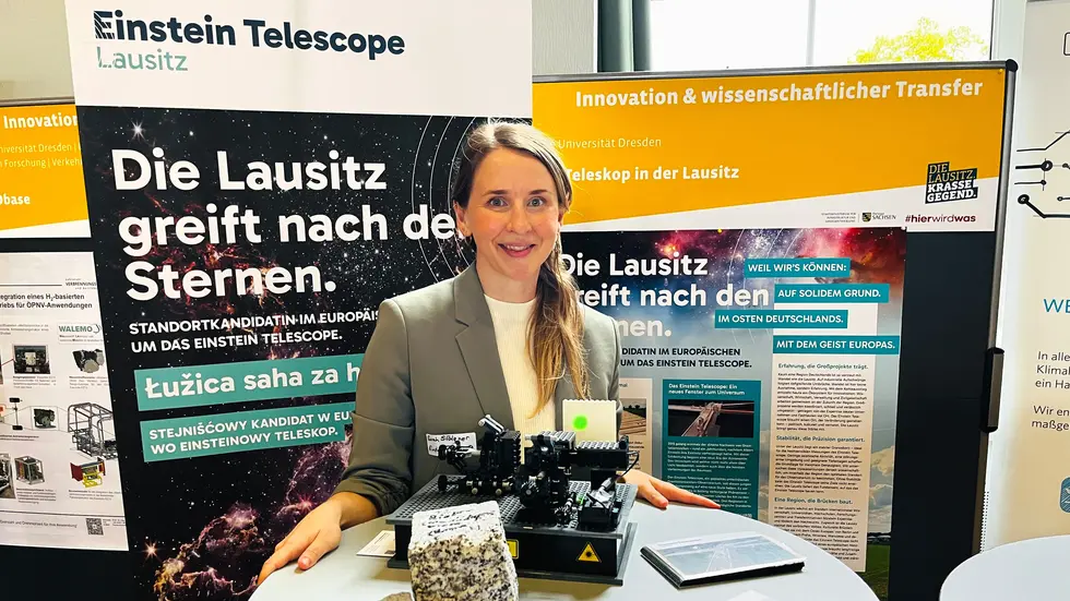 Sarah Stötzner – TU Dresden Leitung Kommunikation Einstein Teleskop Sarah Stötzner – TU Dresden Leitung Kommunikation Einstein Teleskop