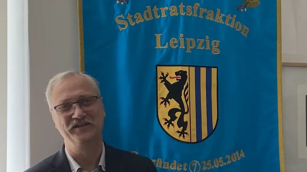 Der Leipziger AfD-Landtagsabgeordnete und Chef der Leipziger AfD-Stadtratsfraktion, Tobias Keller.
