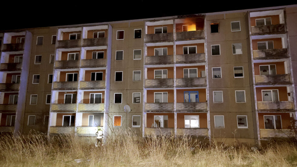 An zwei Stellen war in dem leerstehenden Gebäude Feuer ausgebrochen. An zwei Stellen war in dem leerstehenden Gebäude Feuer ausgebrochen.