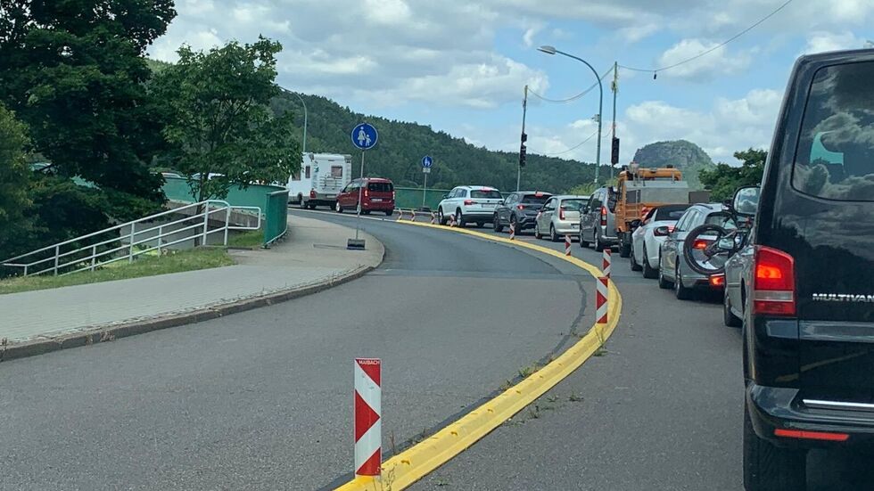 Über die Elbe in Bad Schandau dauerts bis Freitag länger