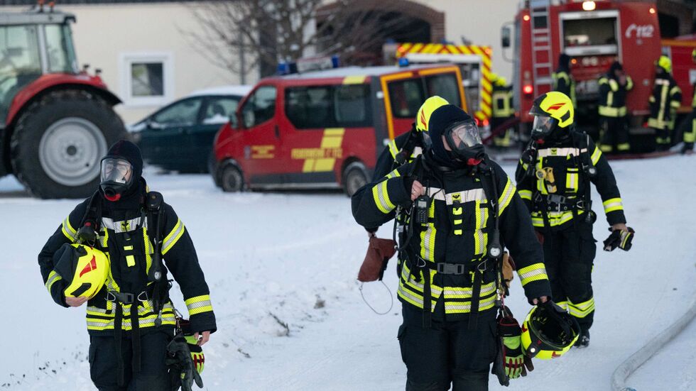 Am frühen Sonntagmorgen wurden die Feuerwehren um Ruppersdorf zu einem Brand alarmiert