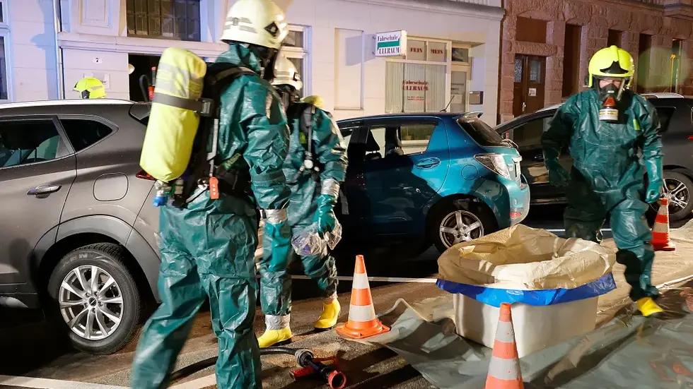 Schon 2022 gab es in der Wohnung auf dem Kaßberg einen Gefahrguteinsatz.