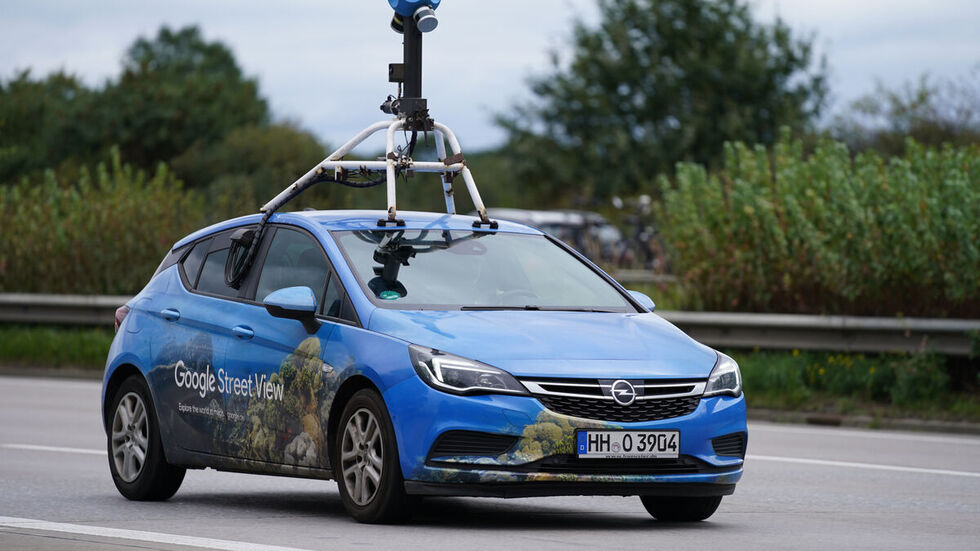 So sehen die "Street View"-Autos von Google aus. 