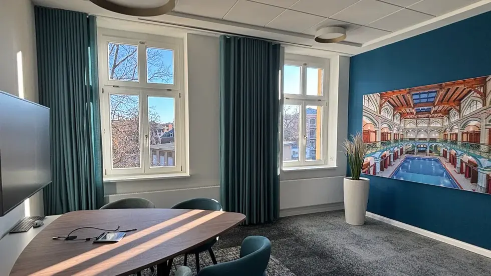 Blick in den Beratungsraum "Johannisbad" Blick in den Beratungsraum "Johannisbad"