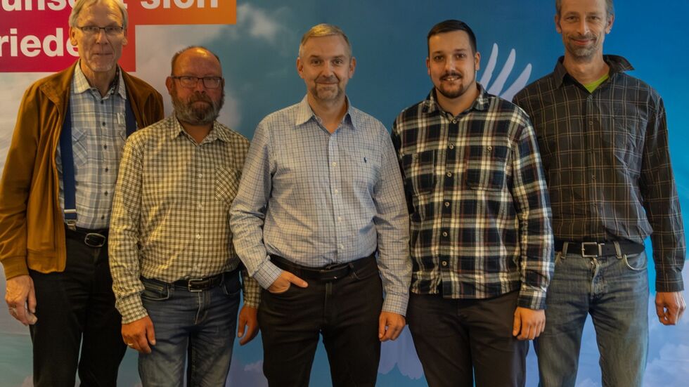 Die Mitglieder des Vorstandes des BSW Görlitz. v.l.n.r.: Horst Schiermeyer, Markus Matka, Jens Hentschel-Thöricht, Jeffrey Dirrwald, Carsten Berg
