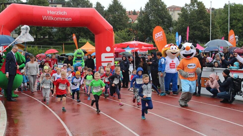 Vor allem bei den Kinder- und Jugendläufen herrschte großer Andrang.