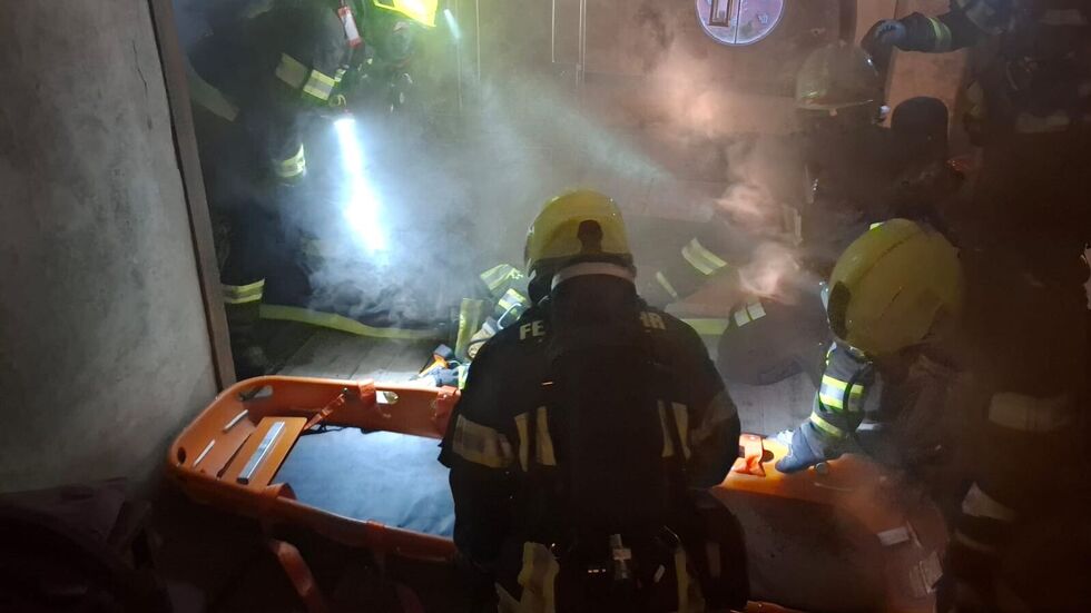 Das Szenario: Ein Brand in einer der beiden Türmerwohnungen.