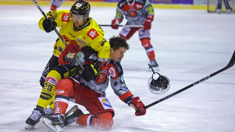 In dem Match ging es hart zur Sache.