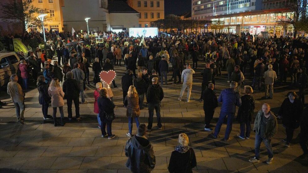 Demo in Bautzen