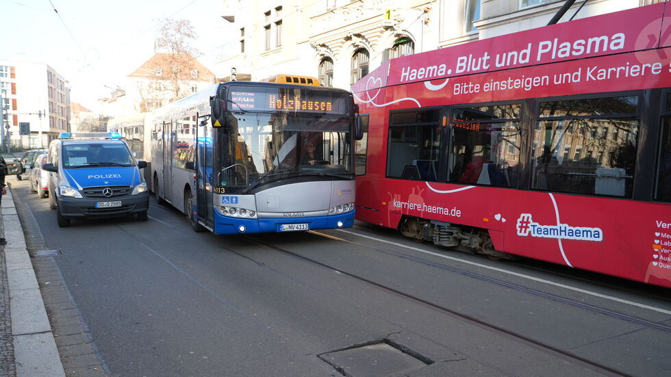 Alle halten voller Ehrfurcht Abstand.