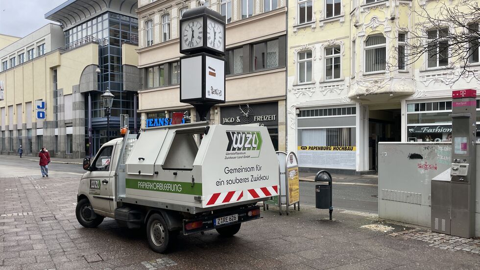 Das Wertstoffzentrum Zwickauer Land wird auch in den kommenden drei Jahren die Zwickauer Papierkörbe leeren. 