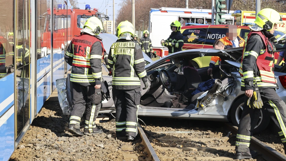 Einsatz an der Unfallstelle