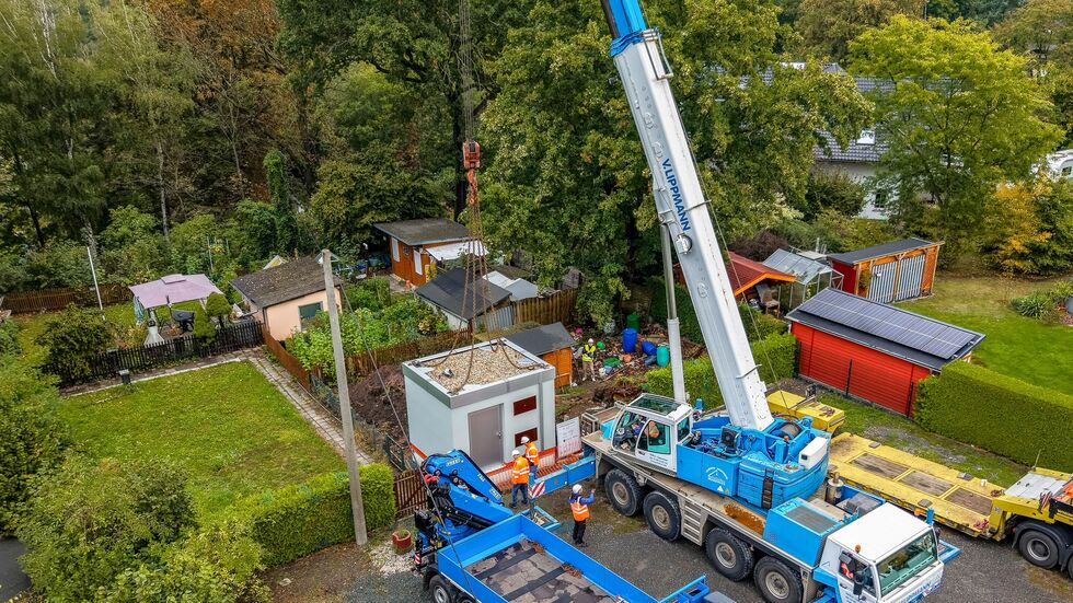 "Am Hang" in Oberhohndorf wurde die letzte von 36 Verteilstationen aufgestellt. 