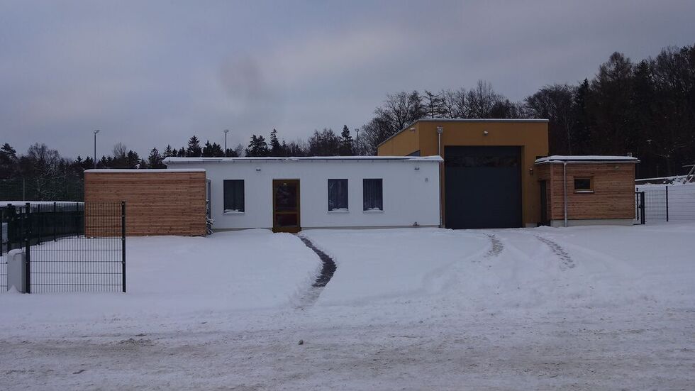 So sieht die neue Rettungswache in Jonsdorf aus. So sieht die neue Rettungswache in Jonsdorf aus.