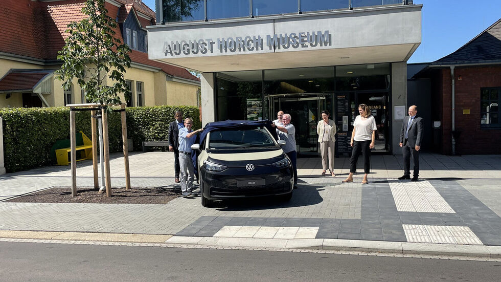 Enthüllung des neuen Exponats