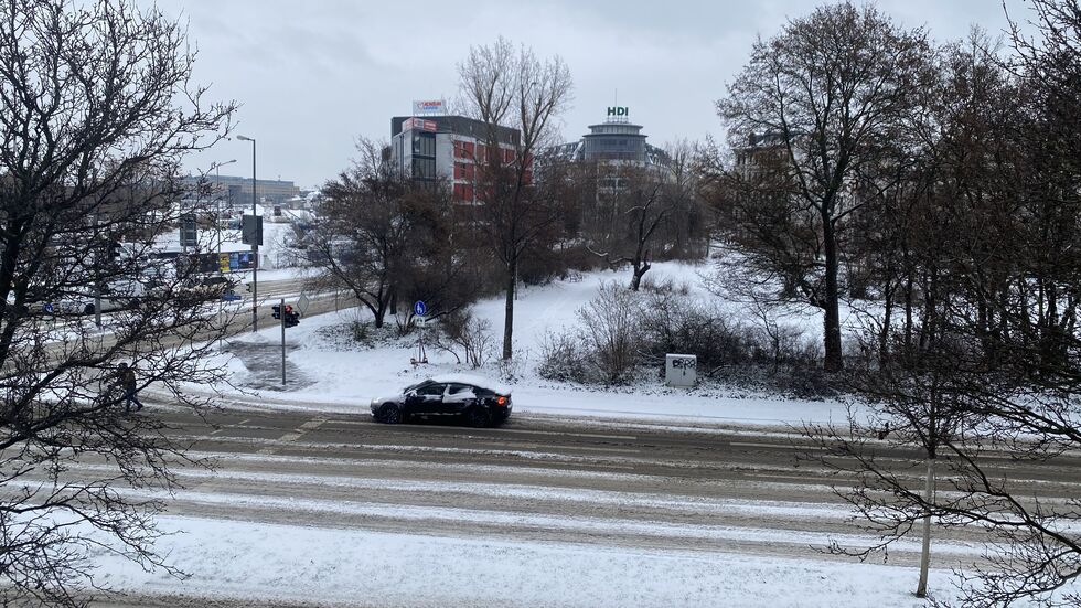 So sieht´s aktuell bei uns vor der Redaktion (Listhaus) aus.