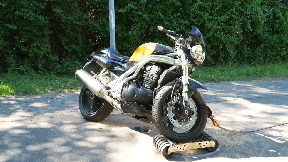 Das Motorrad war vor zwei Tagen als gestohlen gemeldet worden.
