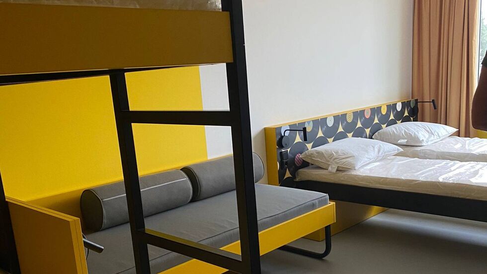 Ein Zimmer des Hotels.