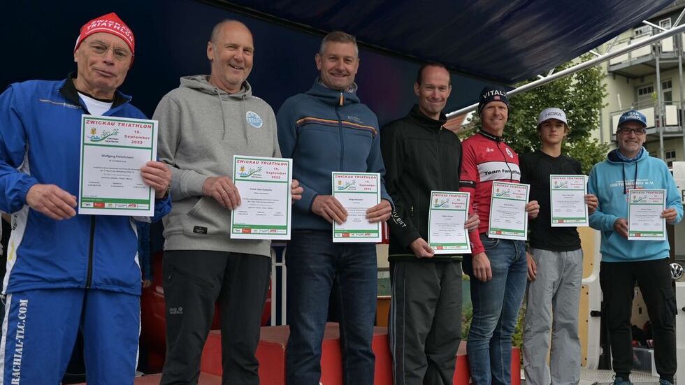 Gewinner des Zwickauer Triathlon 2022