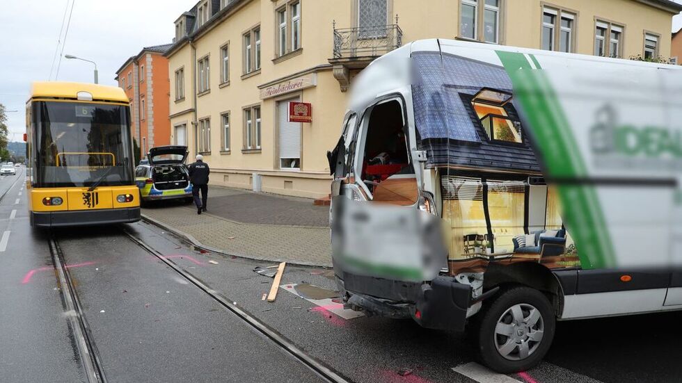 An dem Transporter entstand wohl ein Totalschaden.