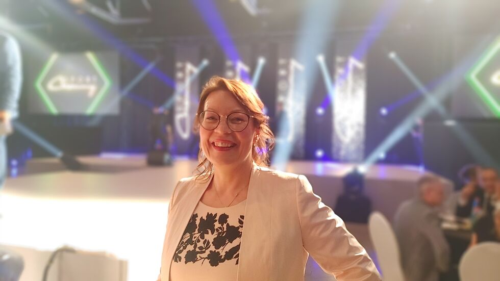 Conny Hartmann von Radio Chemnitz stellte die Nominierten der Chemmy-Verleihung vor.