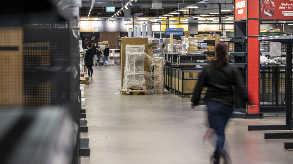 Bis zuletzt wurde im neuen Kaufland gewerkelt. Bis zuletzt wurde im neuen Kaufland gewerkelt.