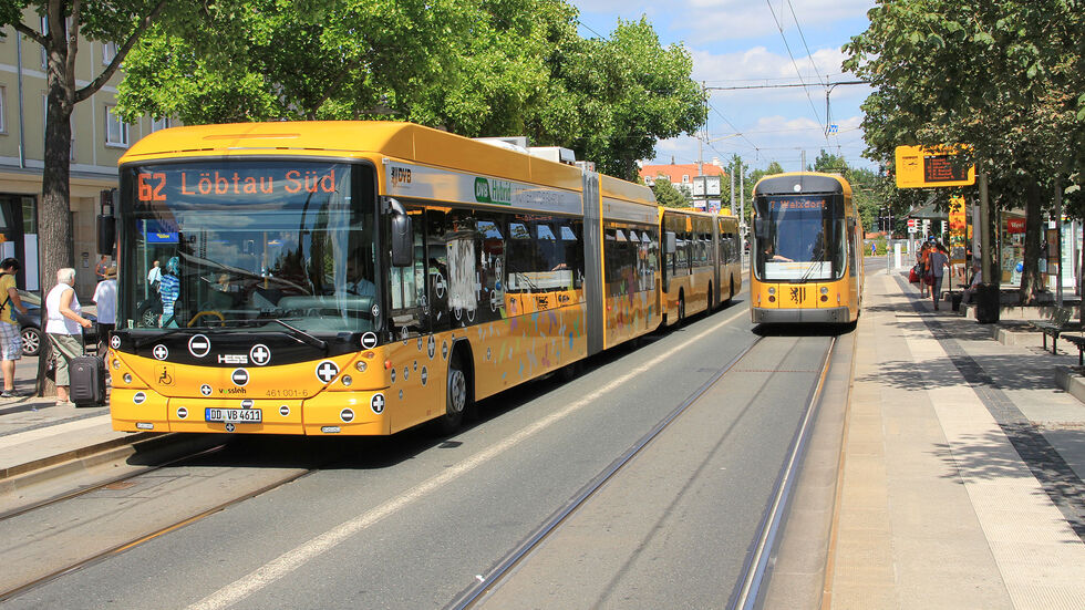 Der Pirnaische Platz wird umgebaut. (Symbolbild)