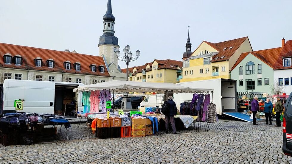 Wochenmarkt in Spremberg