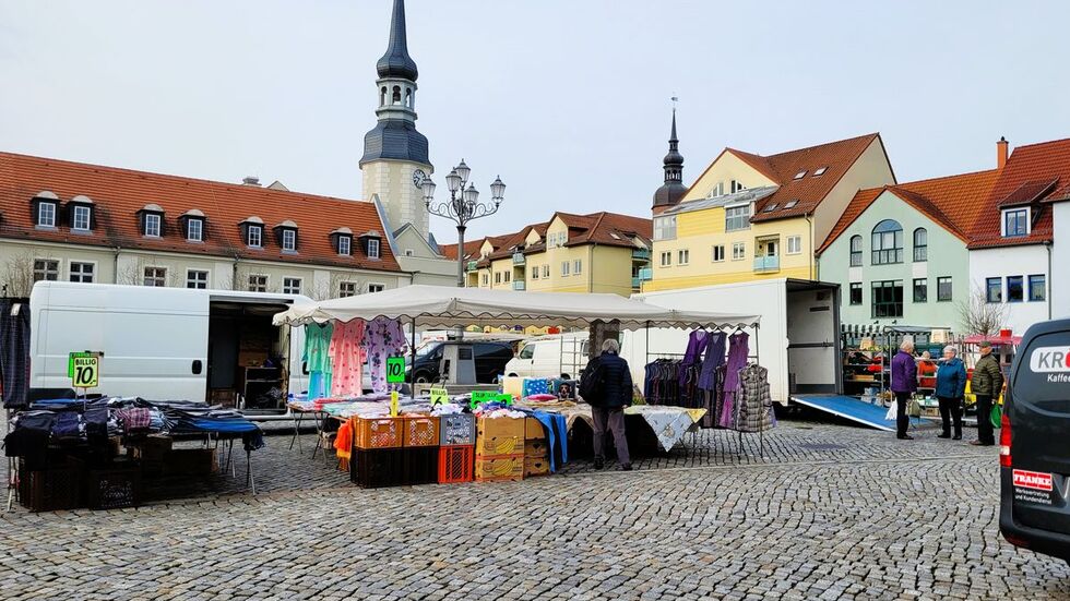 Wochenmarkt in Spremberg