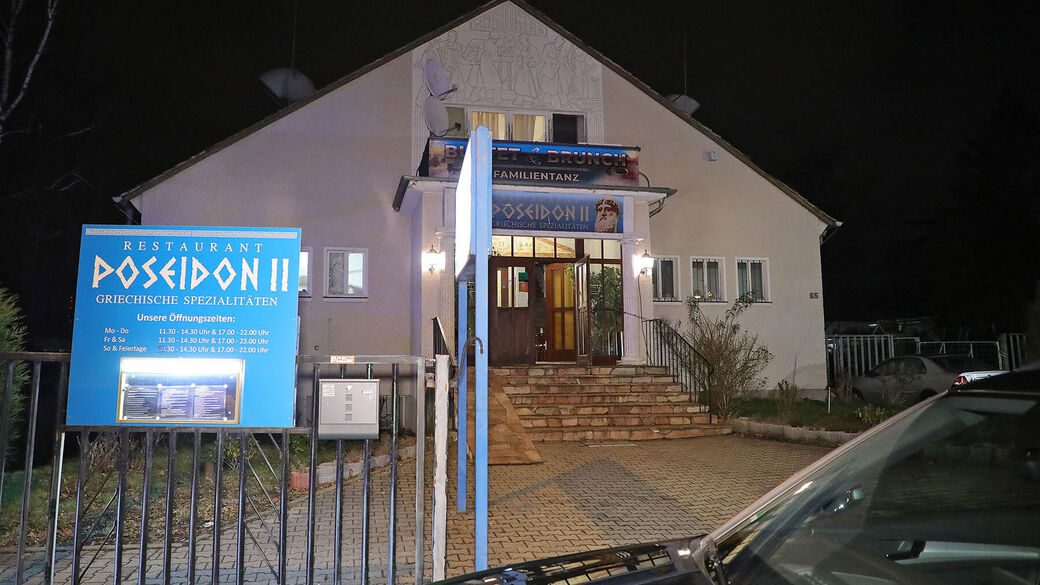 Das griechische Restaurant in Nidersedlitz.