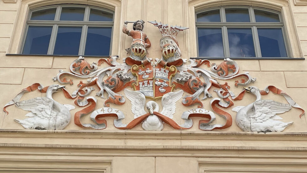Wappen am Rathaus